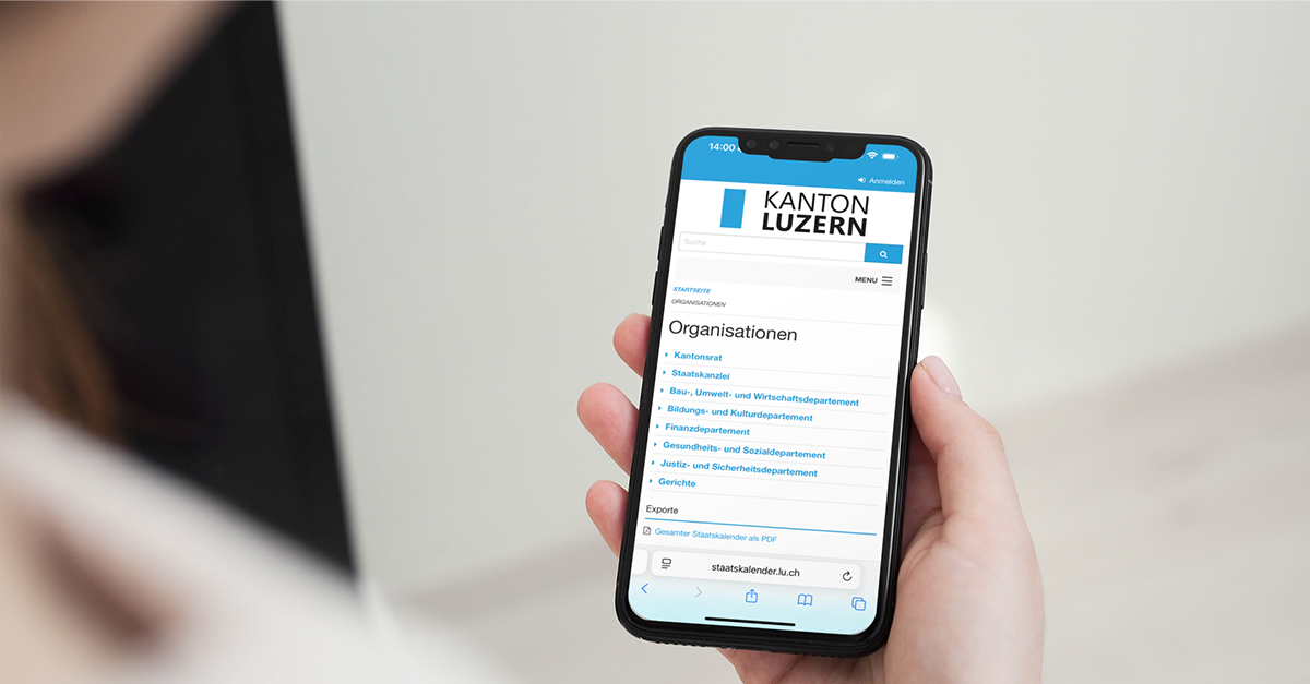Staatskalender Kanton Luzern